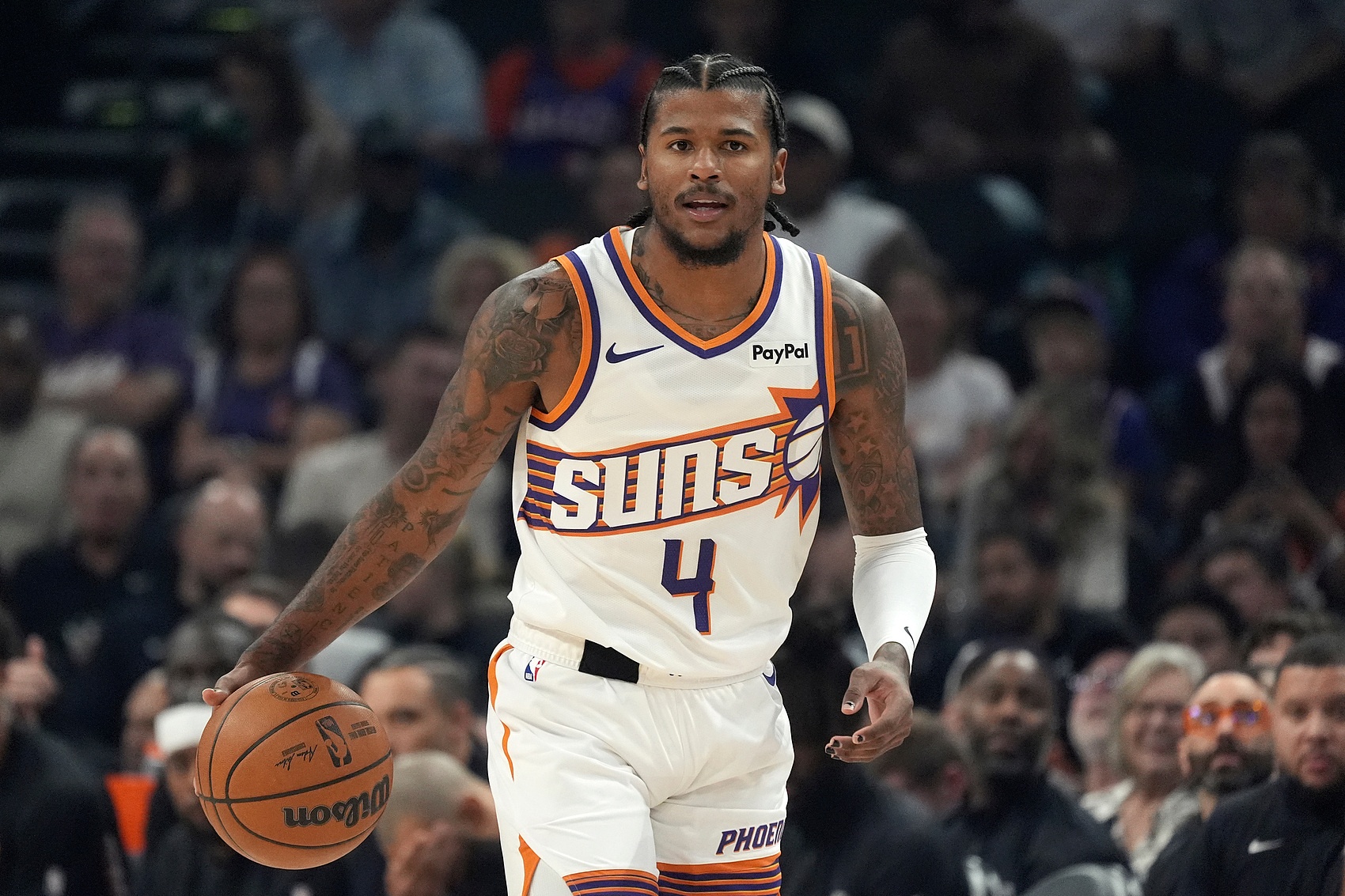 开云登录入口-美记：太阳对莫兰特无意 他们将杰伦·格林伤愈视为截止日的引援